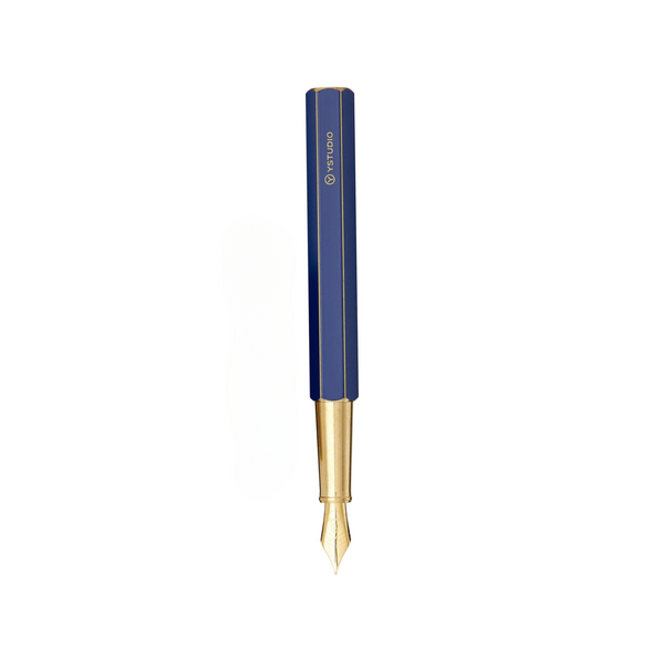 Load image into Gallery viewer, Ystudio Classic Revolve Fountain Pen Blue
