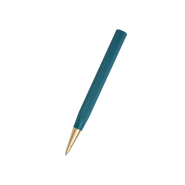Ystudio Glamour Evolve-Ocean Sustainable Rollerball Pen - Sea Indigo — capped