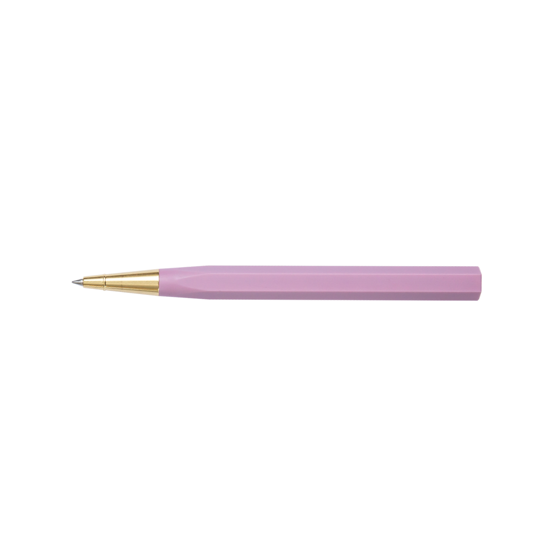 Ystudio Glamour Evolve-Ocean Sustainable Rollerball Pen in Evening Purple — Ystudio rollerball pen — fluid gel ink writing instrument, at Cityluxe Singapore