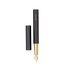 Ystudio Classic Revolve Fountain Pen Black