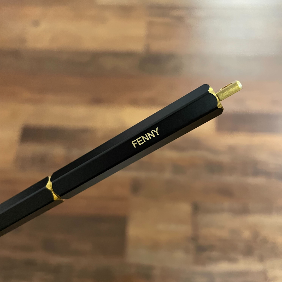 Ystudio Brassing Portable Ballpoint Pen Black — Ystudio ballpoint pen — reliable smooth-writing everyday pen, at Cityluxe Singapore