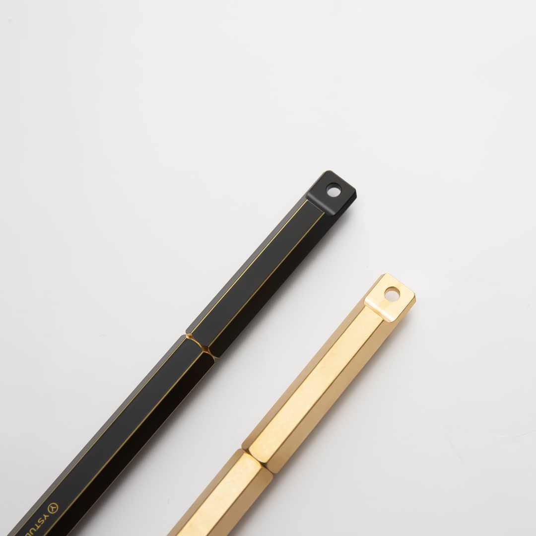 Ystudio Classic Revolve Portable Fountain Pen - Brass