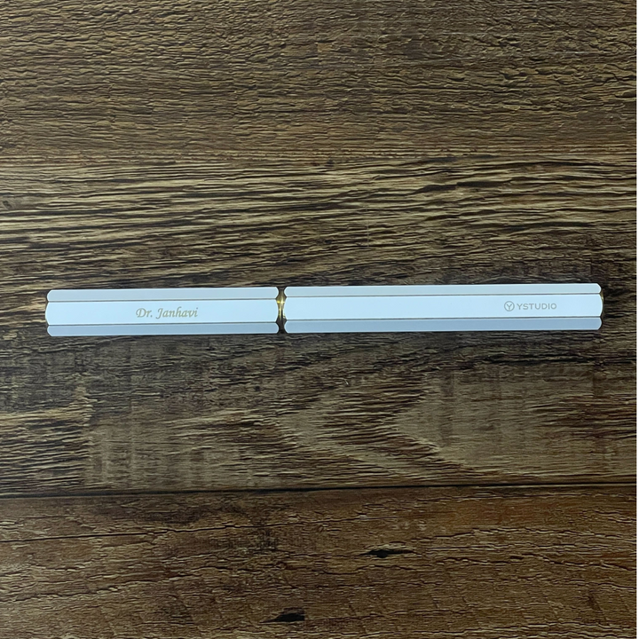 Ystudio Classic Revolve Rollerball Pen - White