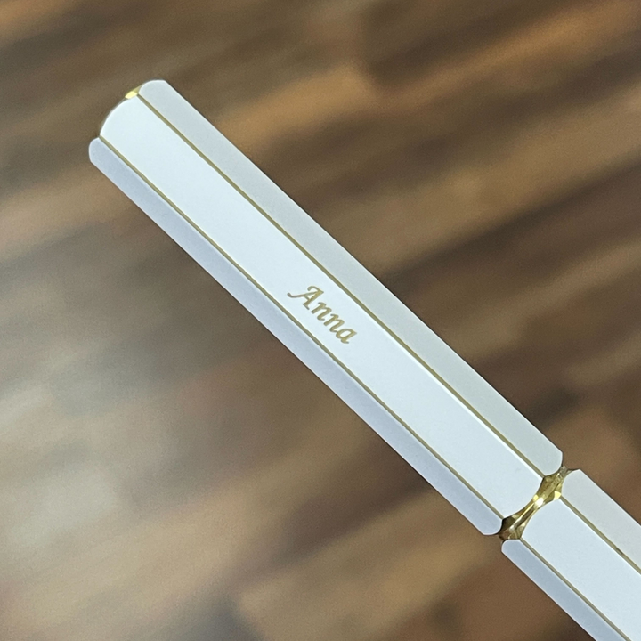 Ystudio Classic Revolve Rollerball Pen - White