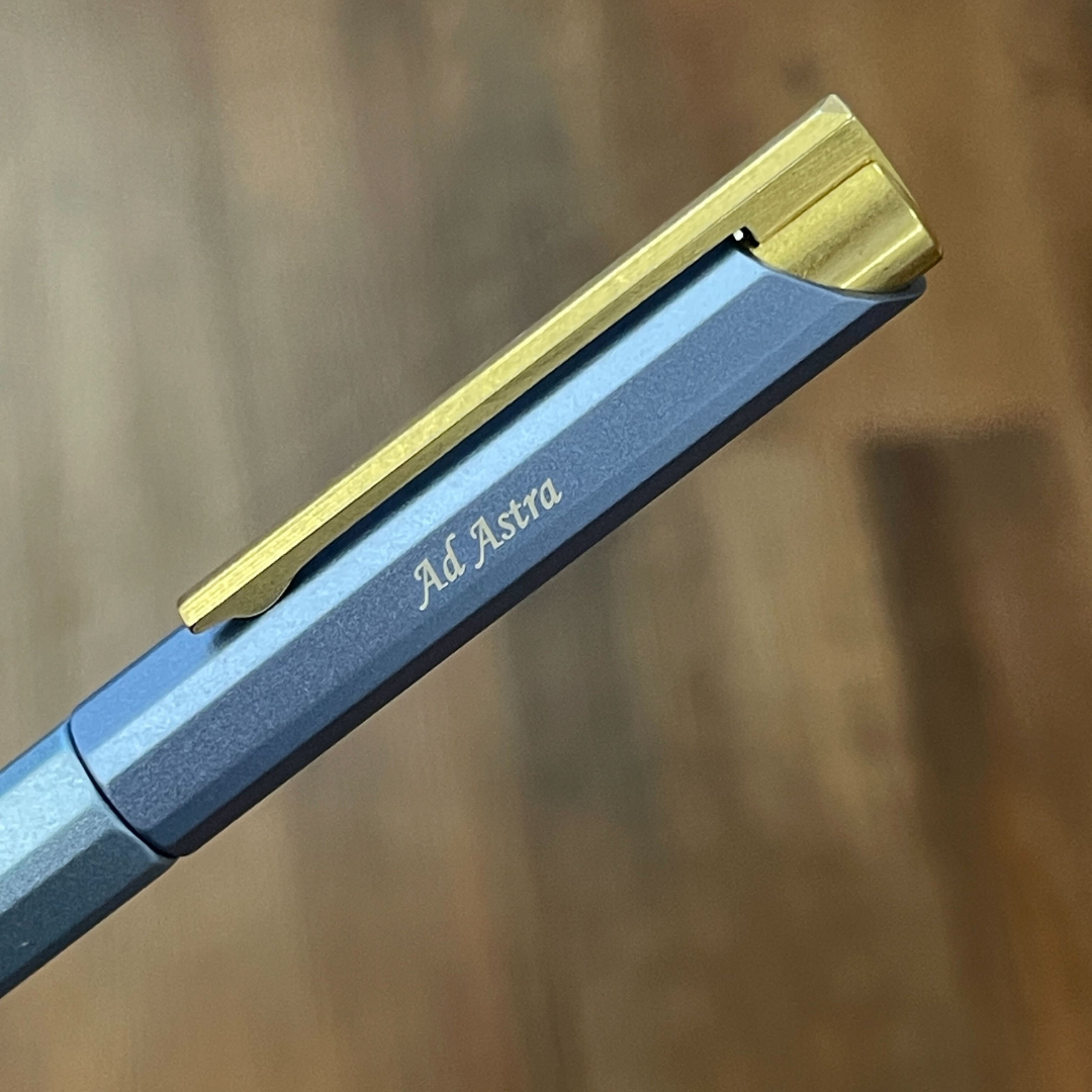 Ystudio Glamour Evolve-Bihex Rollerball Pen Blue Gin