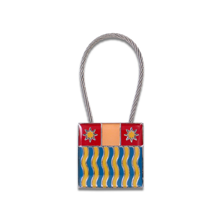 Acme Studio Key Ring in Palio 2 — Acme Studio keychain — premium stationery, at Cityluxe Singapore