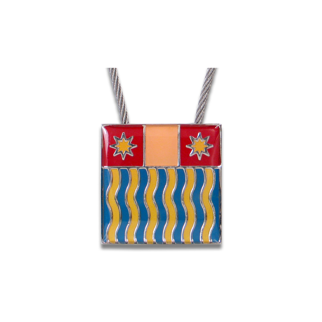 Acme Studio Key Ring in Palio 2 — Acme Studio keychain — premium stationery, at Cityluxe Singapore