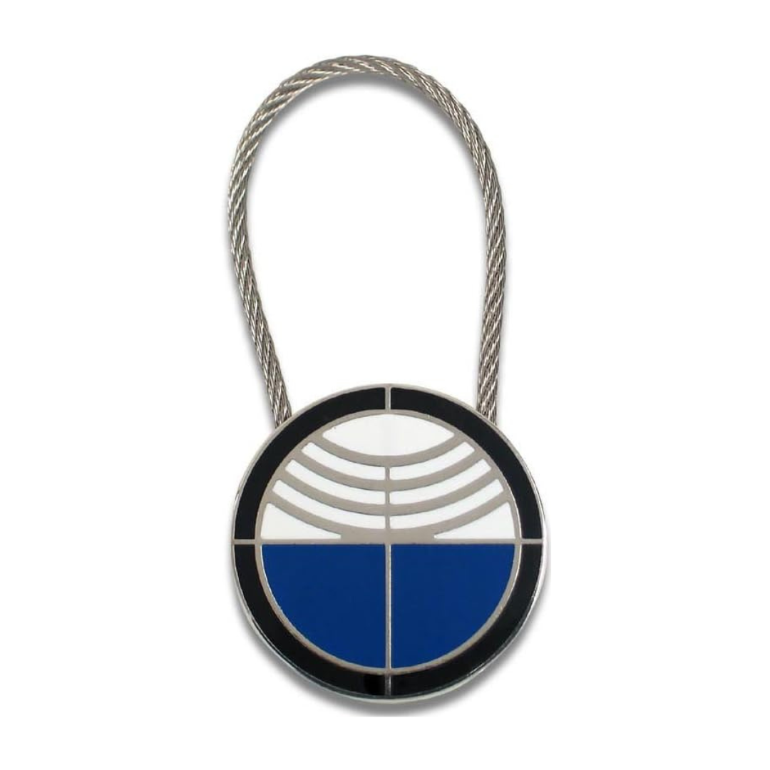 Acme Studio Key Ring in Lodge a Gates — Acme Studio keychain — premium stationery, at Cityluxe Singapore