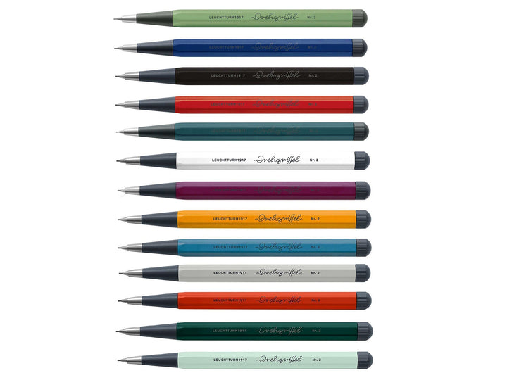 Leuchtturm1917 Drehgriffel NR. 2 Mechanical Pencil in Black — Leuchtturm1917 mechanical pencil — precision drafting and writing pencil, at Cityluxe Singapore