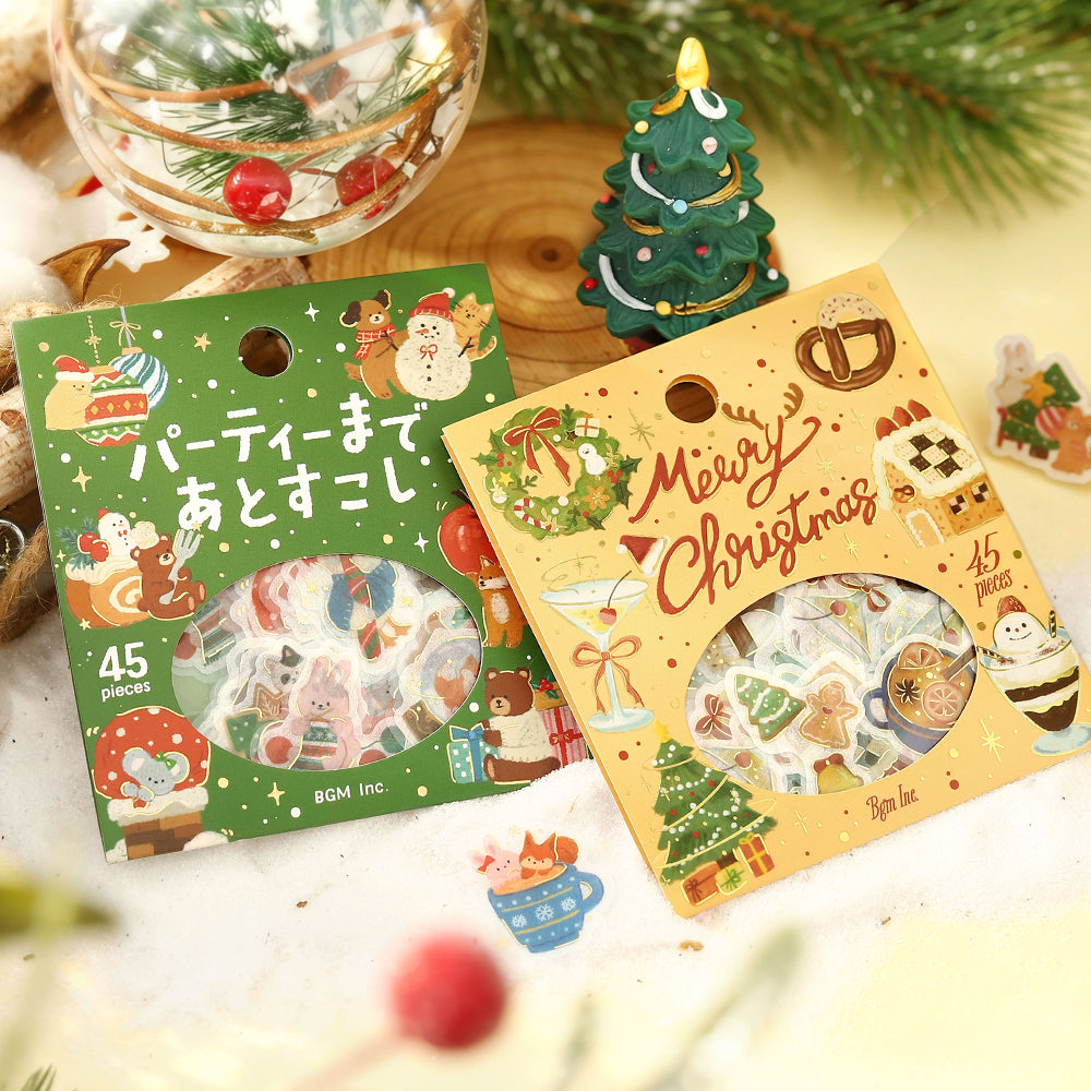 BGM 2026 Christmas Limited flake seal packs: Just a Little Longer Until the Party and Christmas Collection
