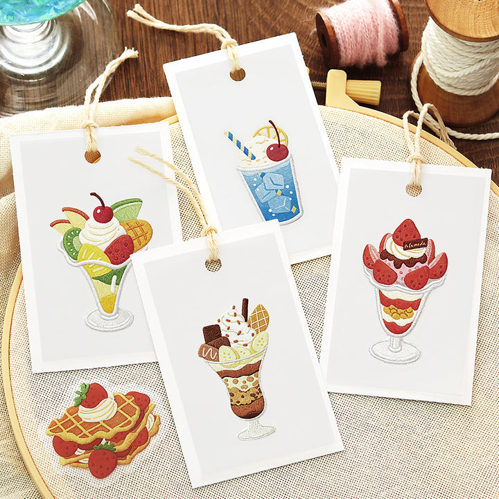 BGM Clear Seal: Cafe À la Mode - Embroidery Book (Green)