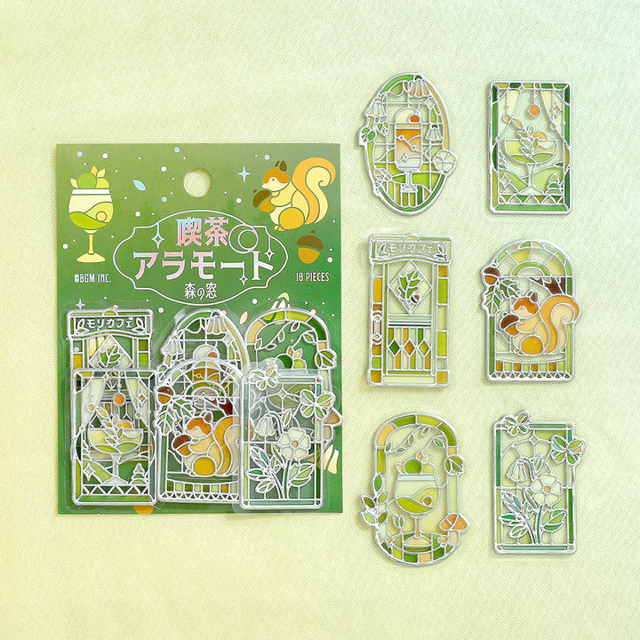 BGM Clear Seal: Café À La Mode: Traveling Window - Forest