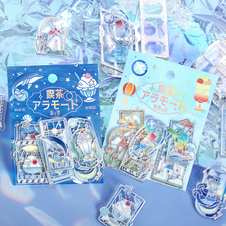 BGM Clear Seal: Café À La Mode: Traveling Window - Ocean