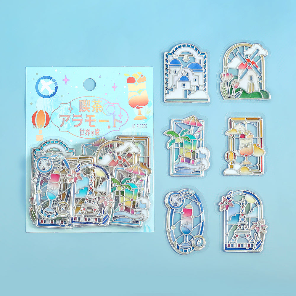 BGM Clear Seal: Café À La Mode: Traveling Window - World