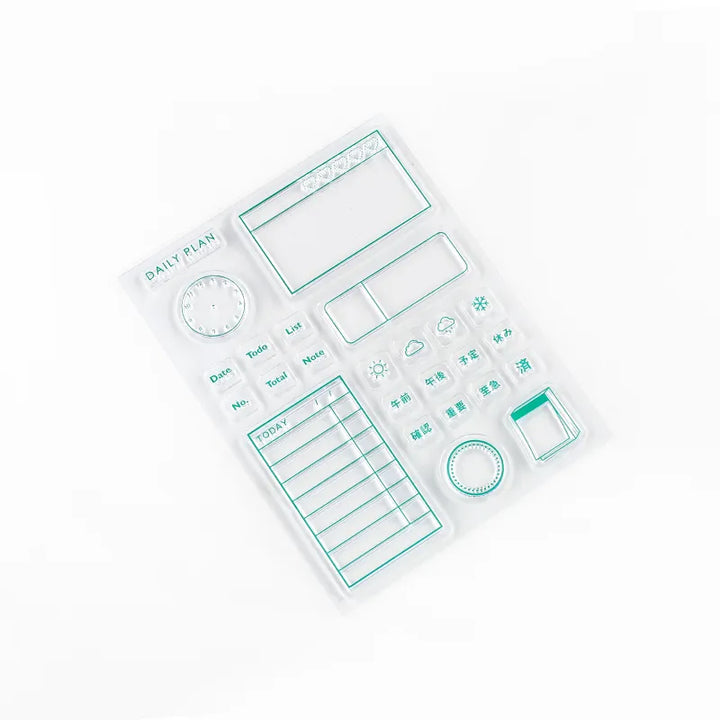BGM Clear Stamp Record / Daily — side view