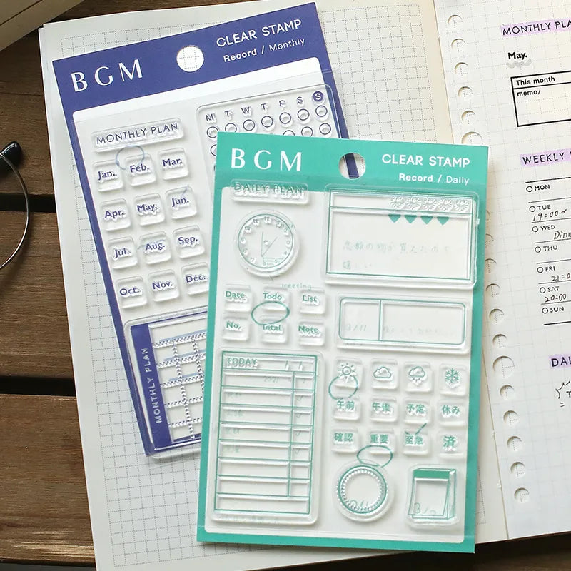 BGM Clear Stamp Record / Daily — detail view