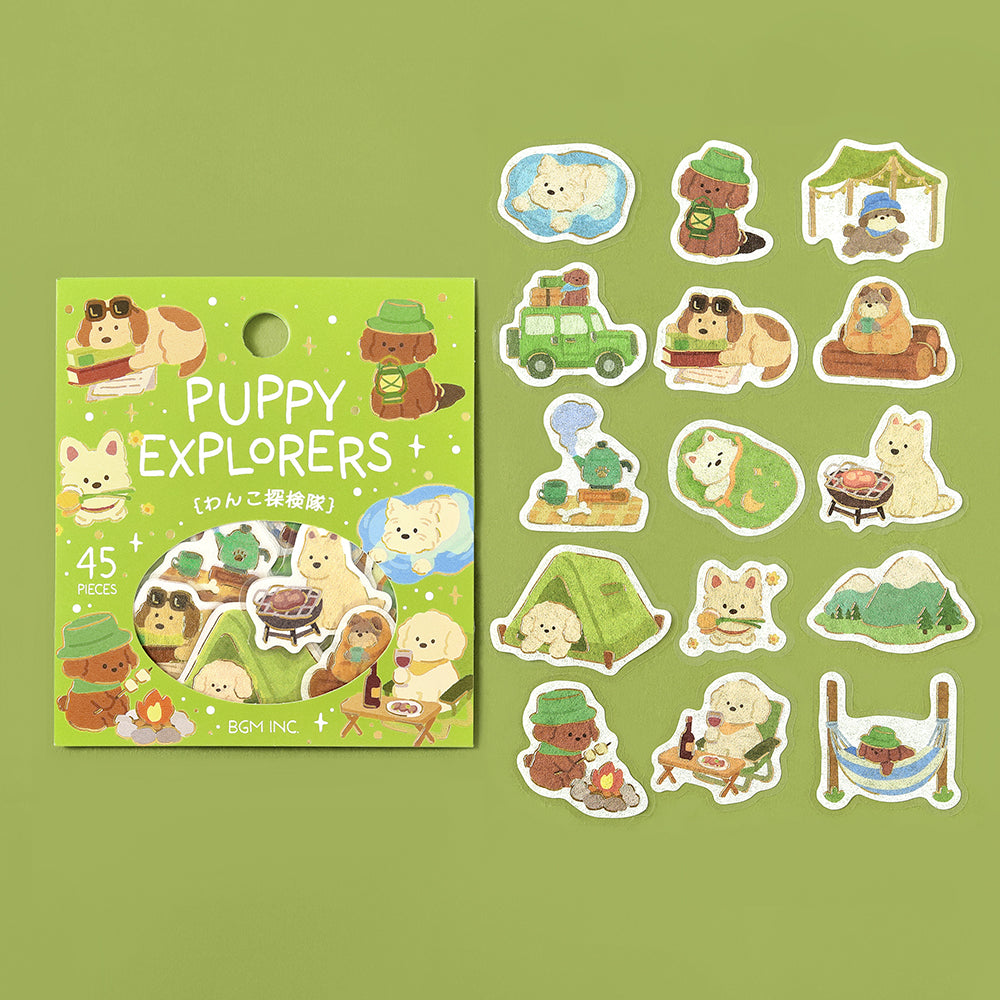 BGM Flakes Seal: Dress-up Animals – Doggie Explorers