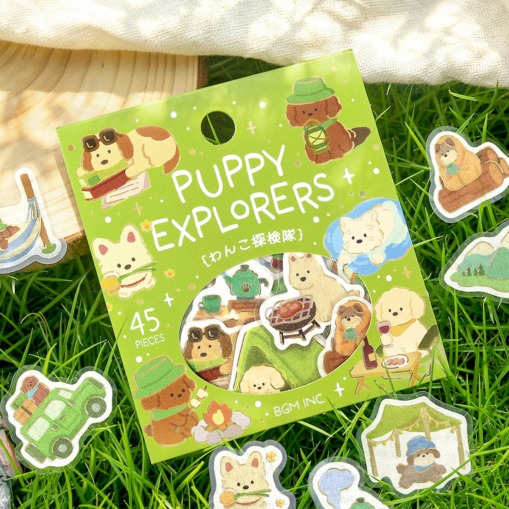 BGM Flakes Seal: Dress-up Animals – Doggie Explorers