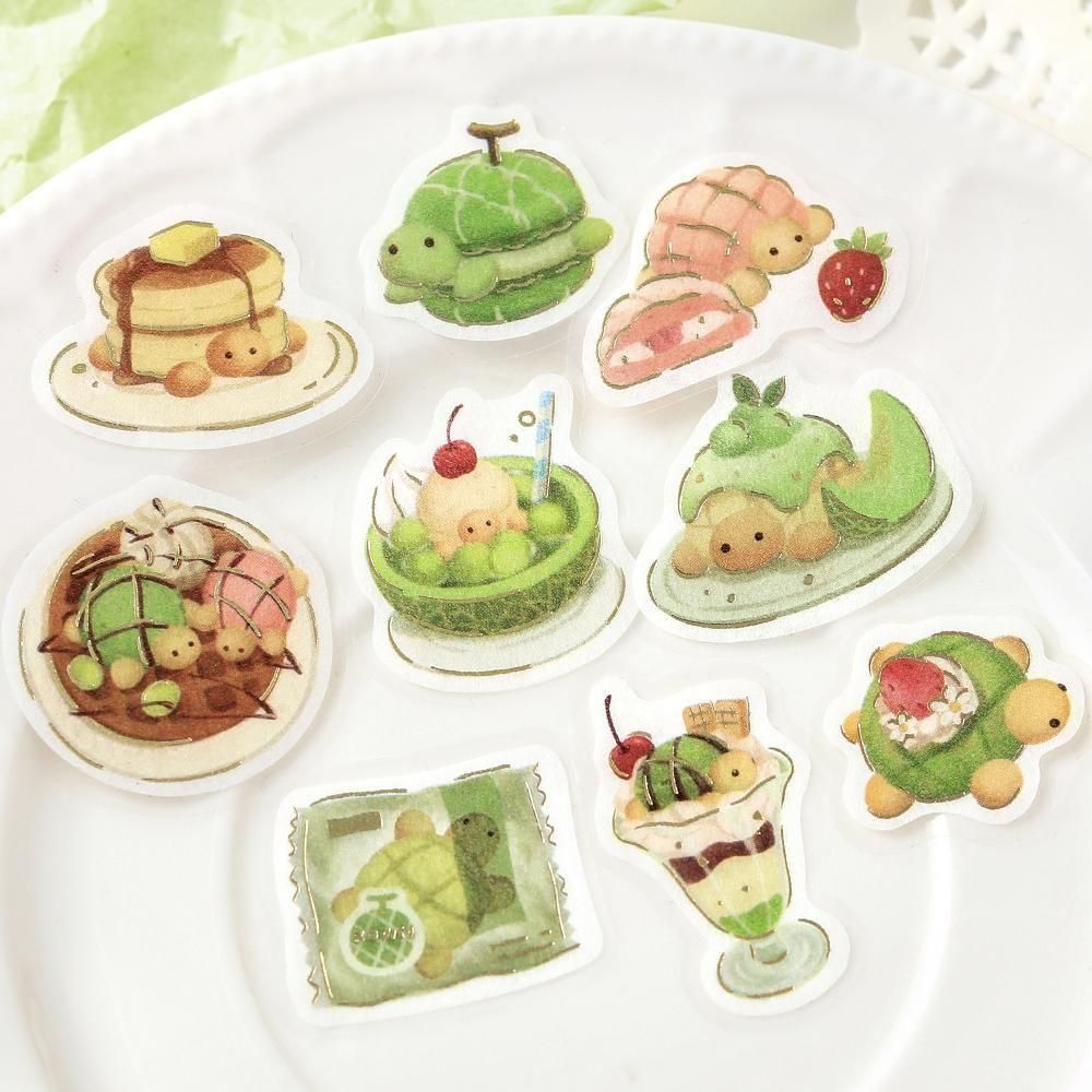 BGM Flakes Seal Fluffy Animals – Melonpan Turtle
