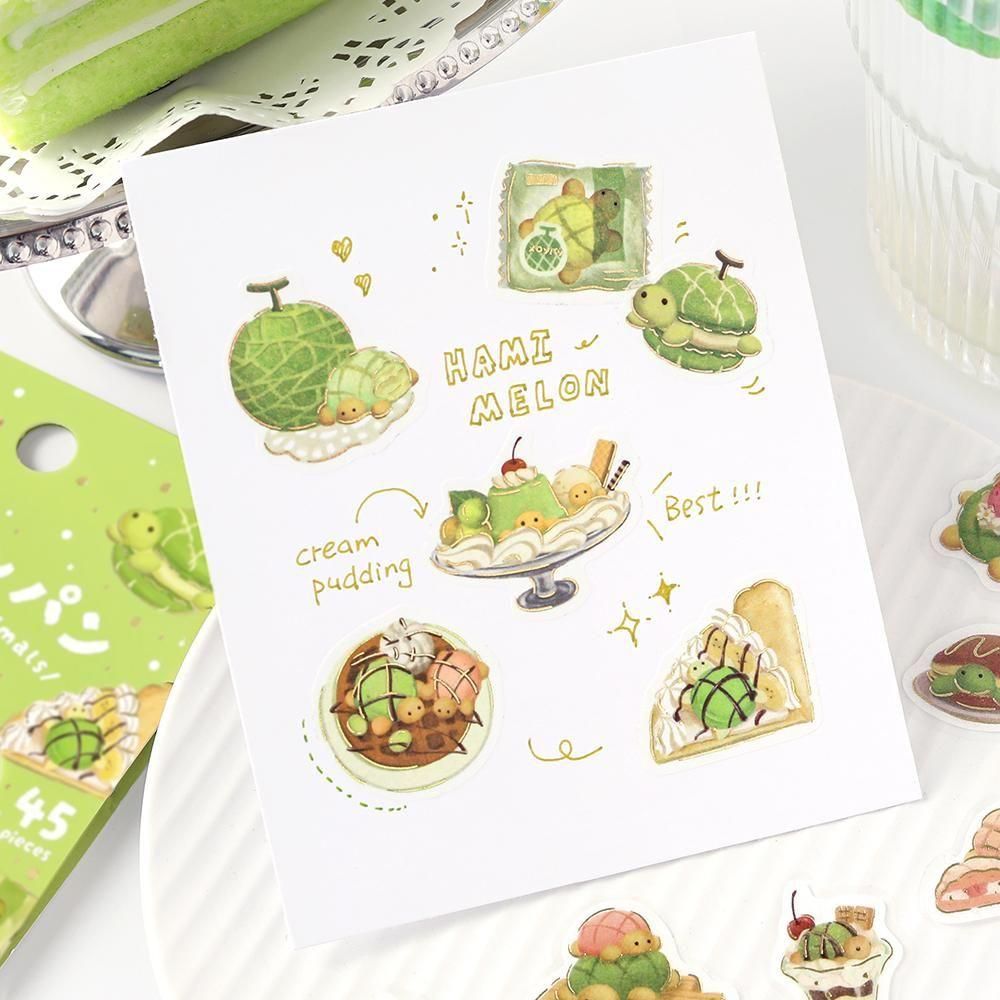 BGM Flakes Seal Fluffy Animals – Melonpan Turtle