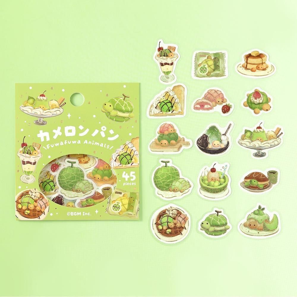 BGM Flakes Seal Fluffy Animals – Melonpan Turtle