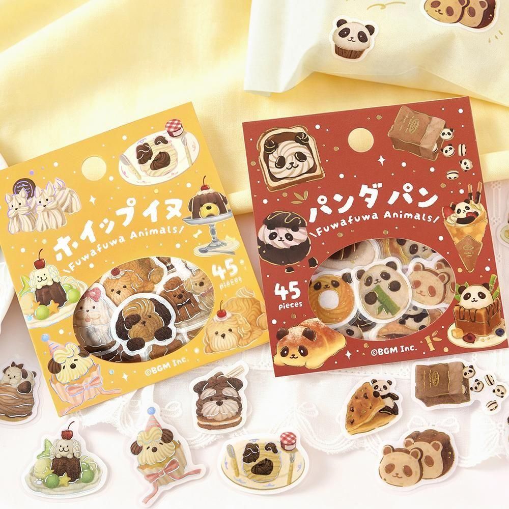 BGM Flakes Seal Fluffy Animals – Panda Bun