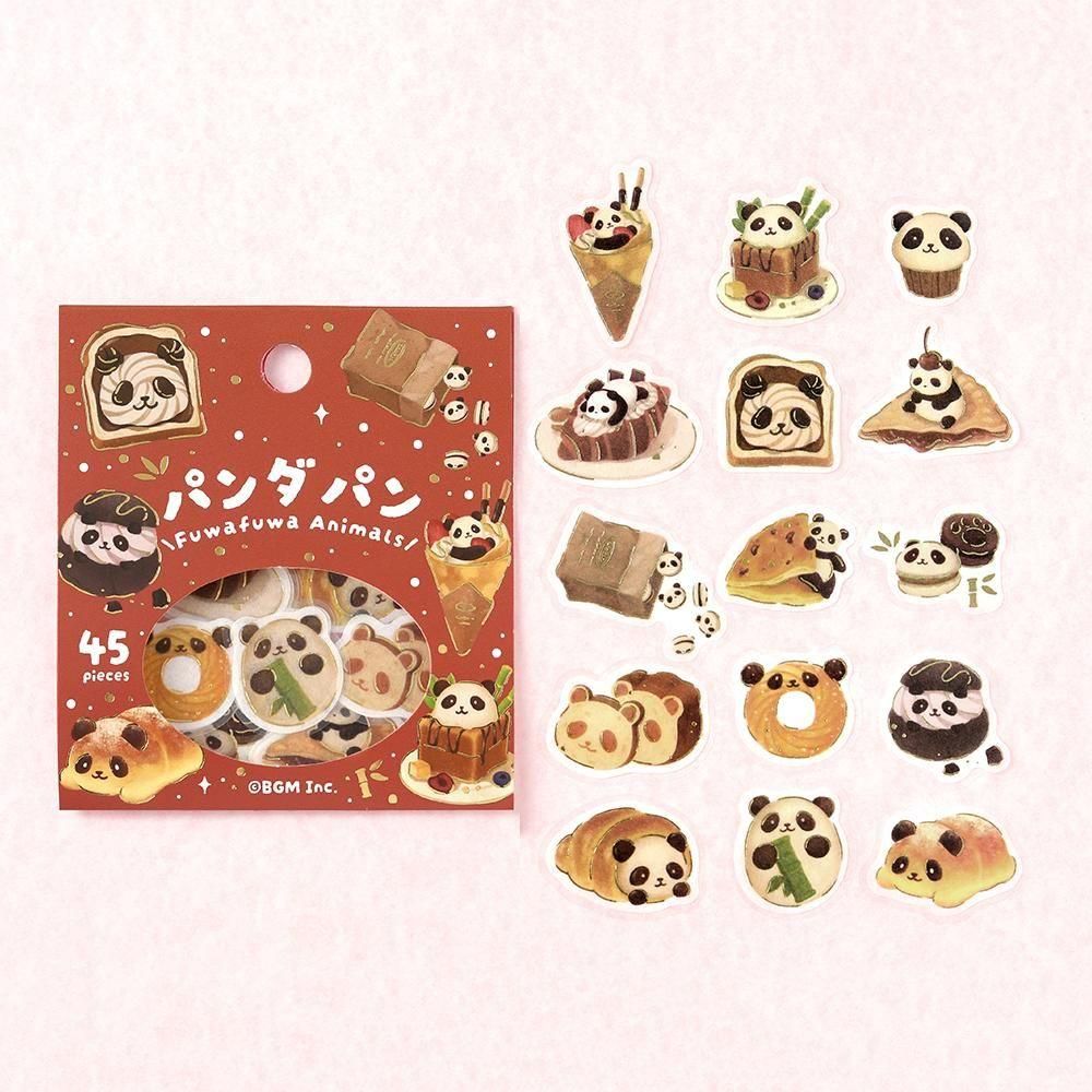 BGM Flakes Seal Fluffy Animals – Panda Bun