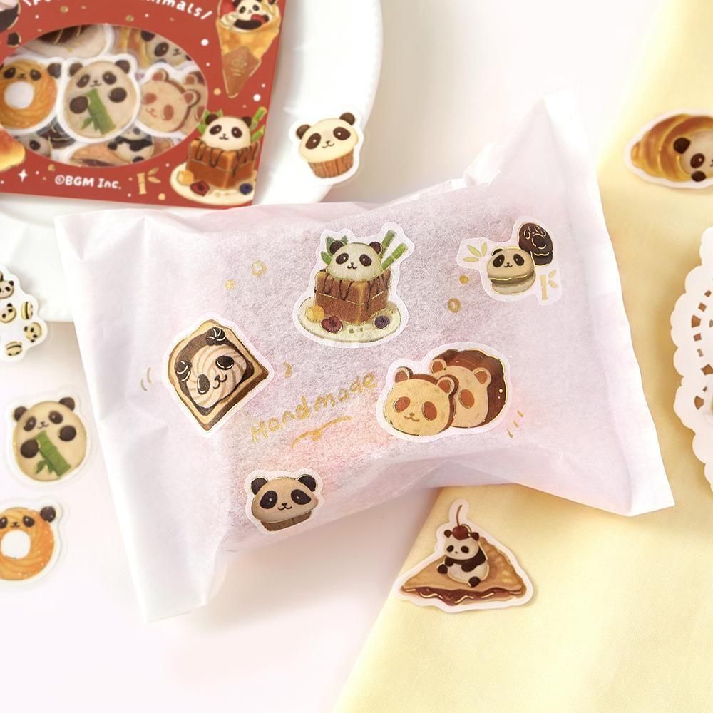 BGM Flakes Seal Fluffy Animals – Panda Bun