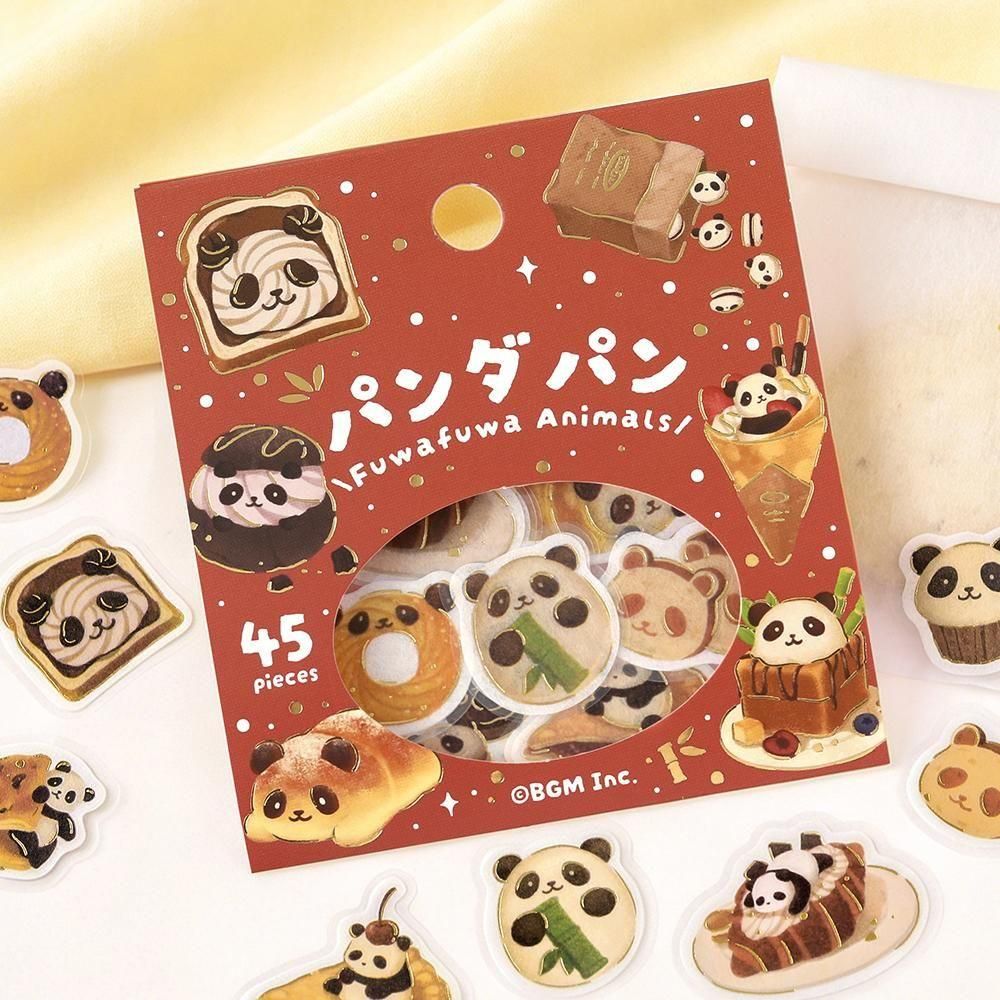 BGM Flakes Seal Fluffy Animals – Panda Bun