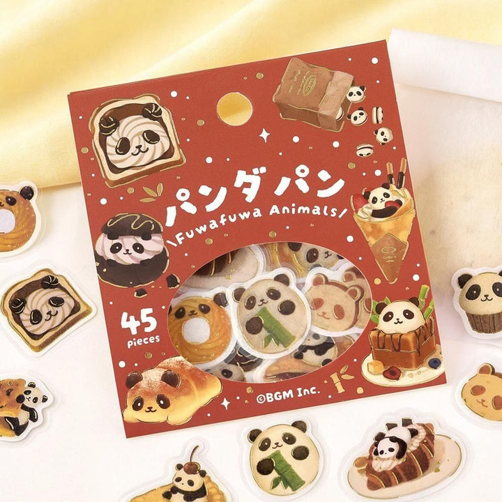 BGM Flakes Seal Fluffy Animals – Panda Bun