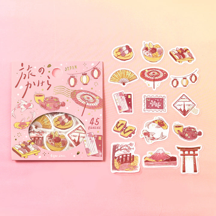 BGM Flakes Seal: Fragments of Travel - To Japan — side view