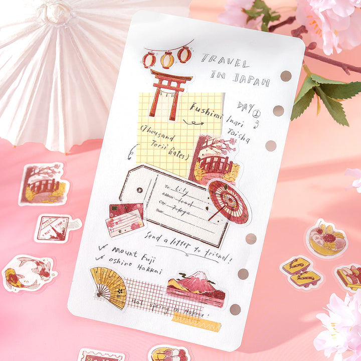 BGM Flakes Seal: Fragments of Travel - To Japan — with packaging