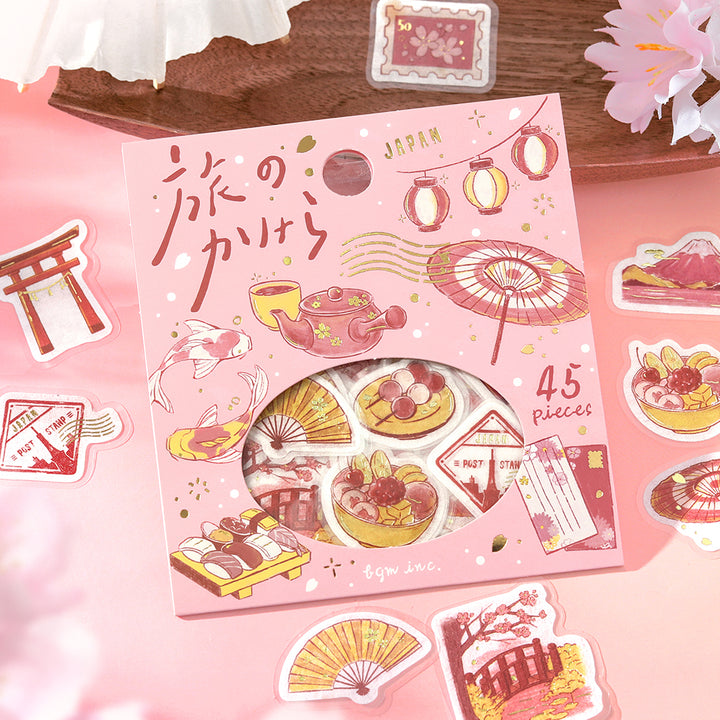 BGM Flakes Seal: Fragments of Travel - To Japan — in use