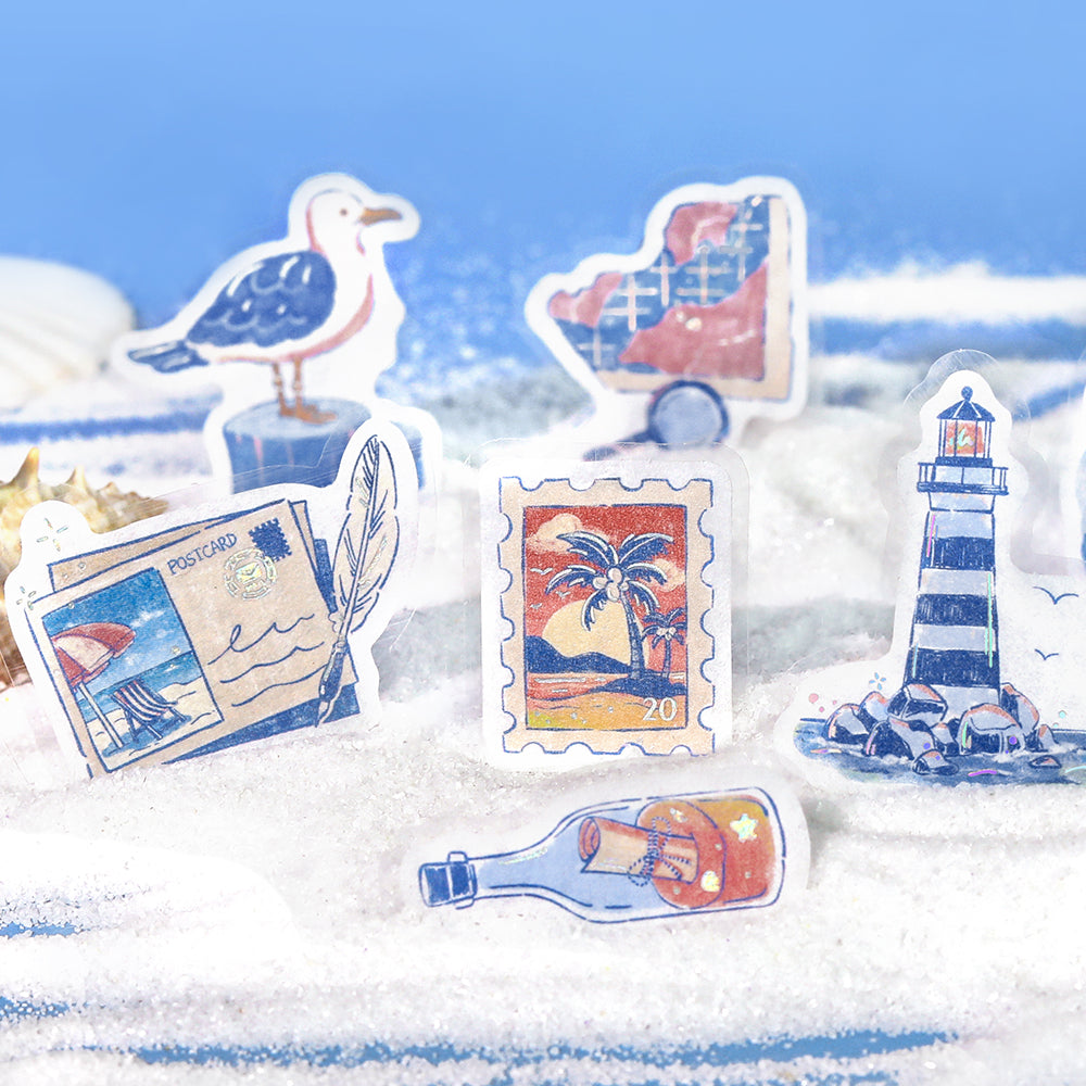 BGM Flakes Seal: Fragments of Travel - To the Sea — detail view