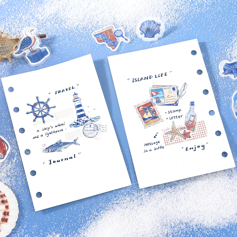 BGM Flakes Seal: Fragments of Travel - To the Sea — with packaging