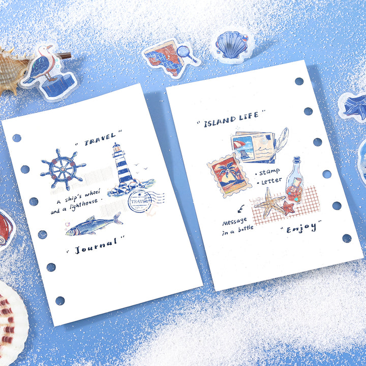 BGM Flakes Seal: Fragments of Travel - To the Sea — with packaging