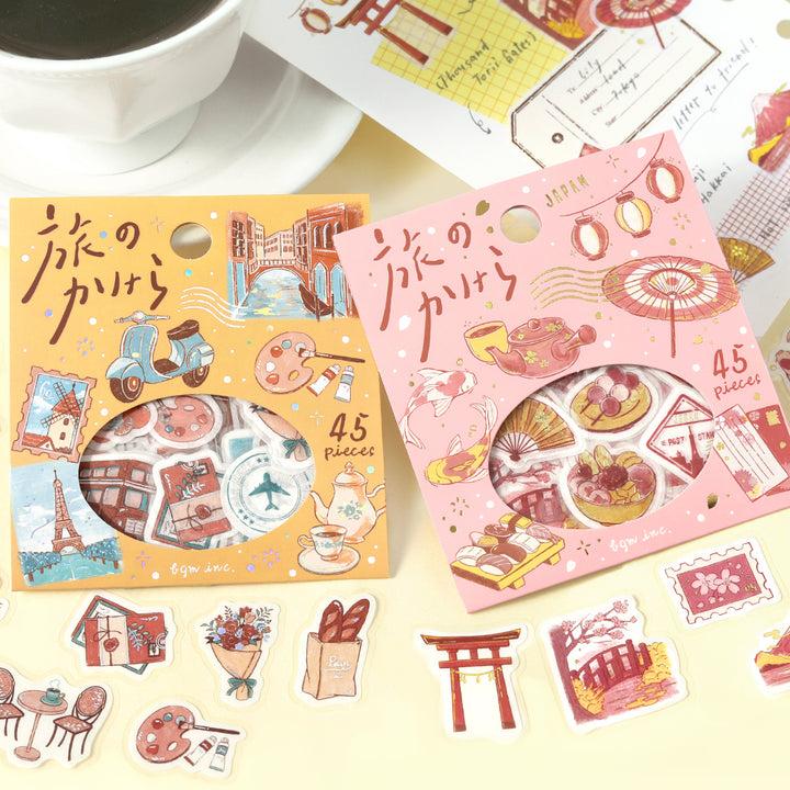 BGM Flakes Seal: Fragments of Travel - To the World — detail view