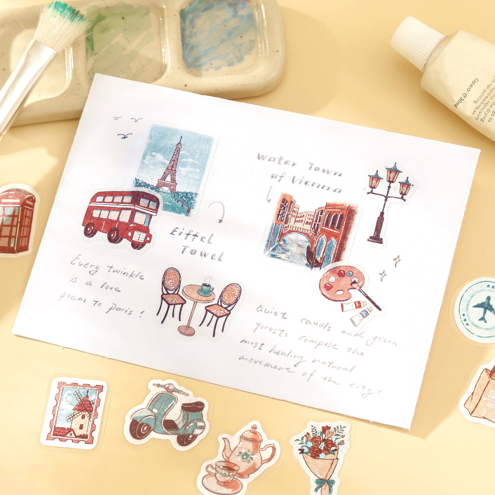 BGM Flakes Seal: Fragments of Travel - To the World — with packaging