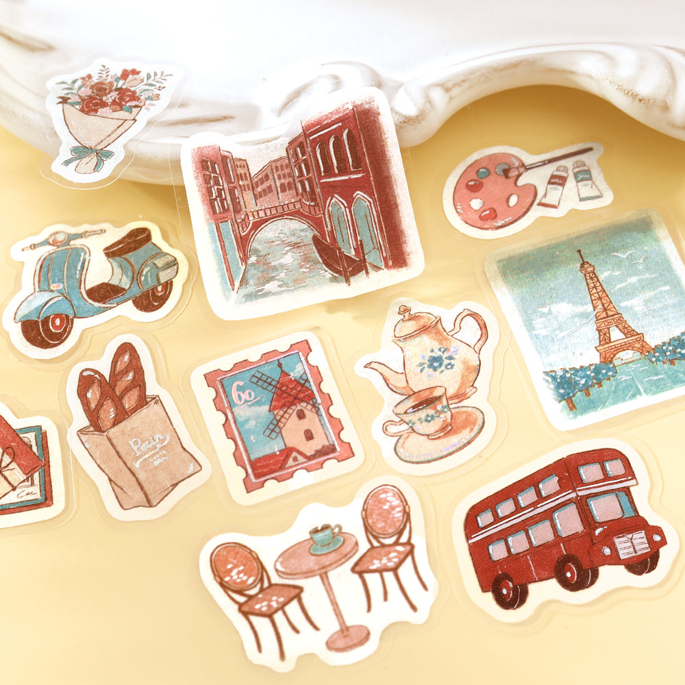 BGM Flakes Seal: Fragments of Travel - To the World — in use
