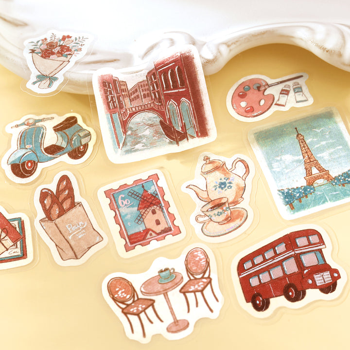 BGM Flakes Seal: Fragments of Travel - To the World — in use