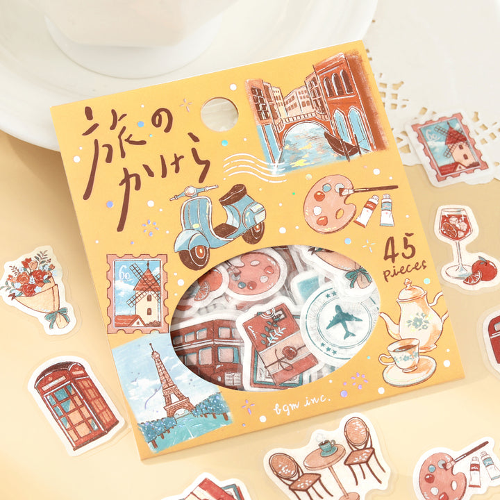 BGM Flakes Seal: Fragments of Travel - To the World — angle view