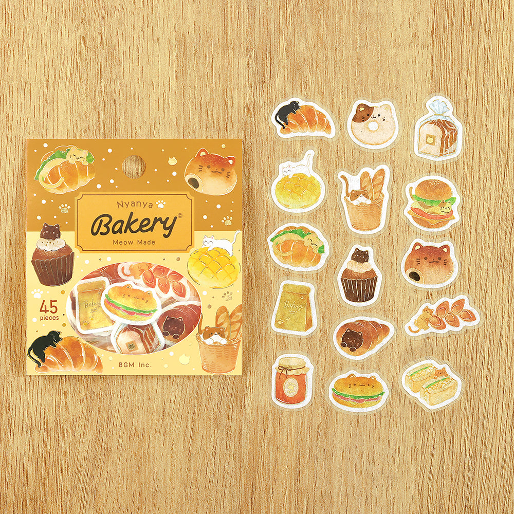 BGM Flakes Seal: Itadakimeow! – Cat Bakery