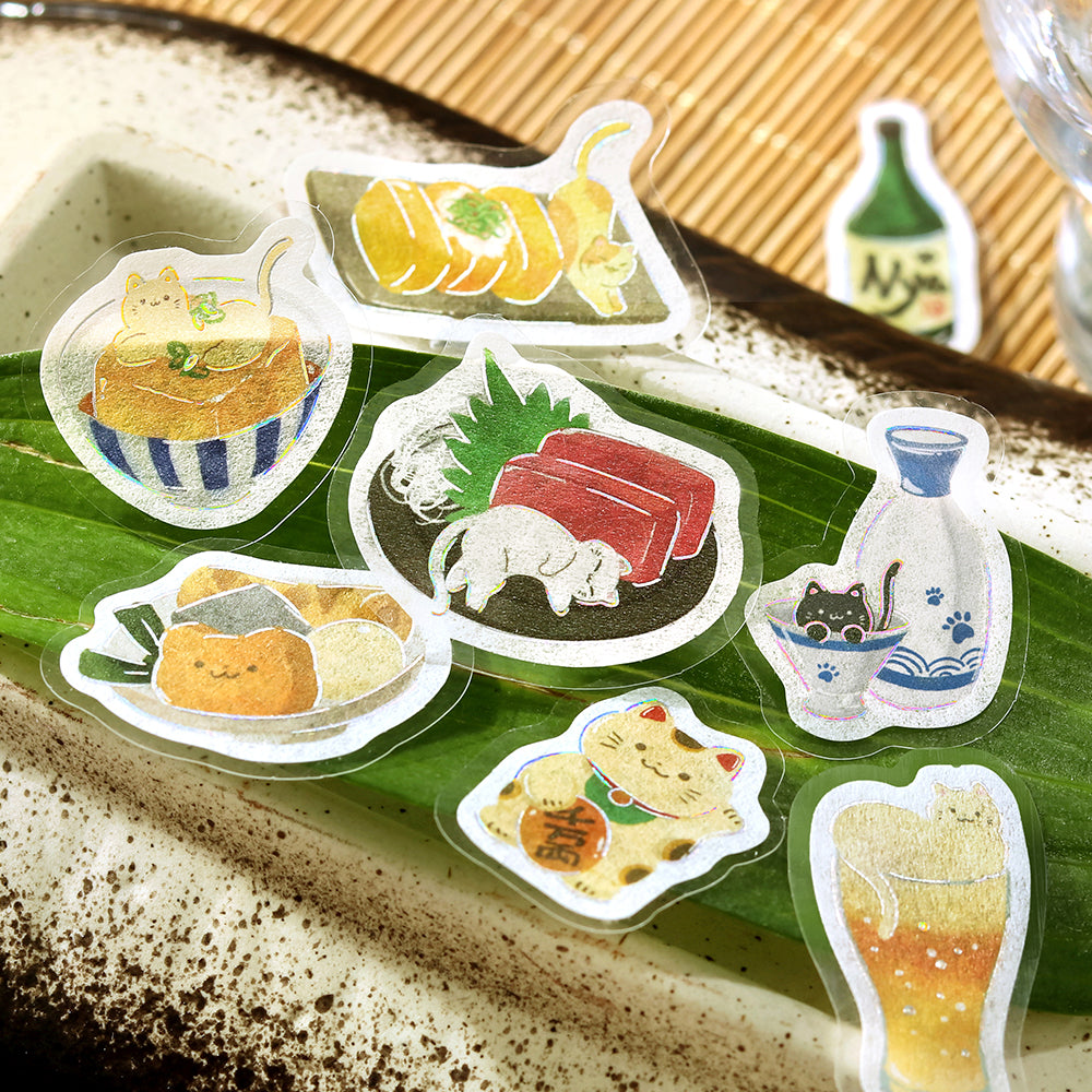 BGM Flakes Seal: Itadakimeow! – Cat Izakaya