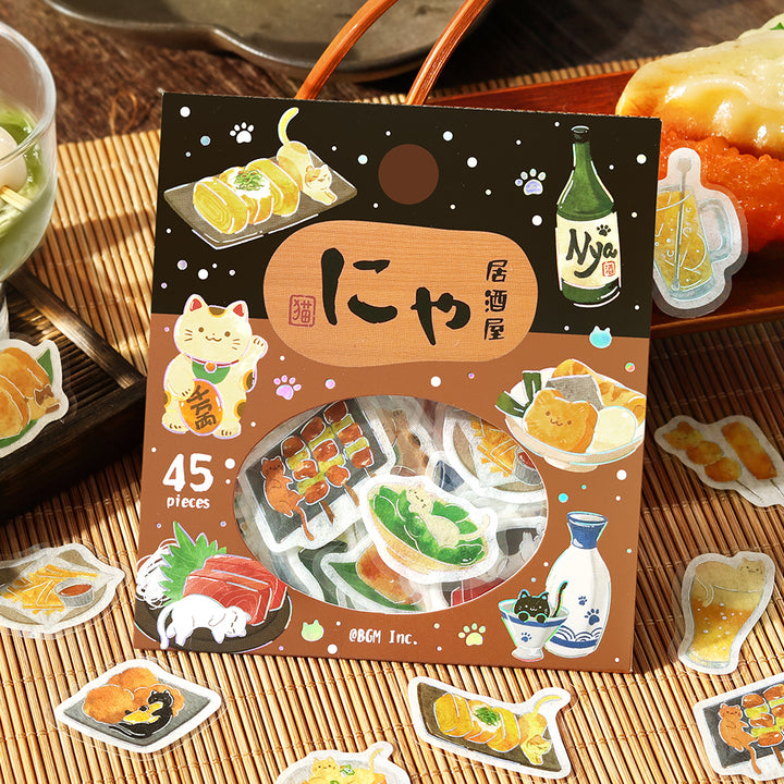 BGM Flakes Seal: Itadakimeow! – Cat Izakaya