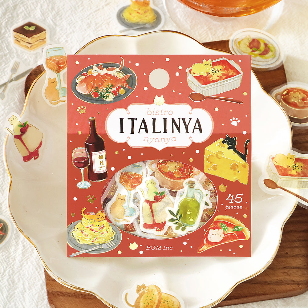 BGM Flakes Seal: Itadakimeow! – Italian Cat Restaurant