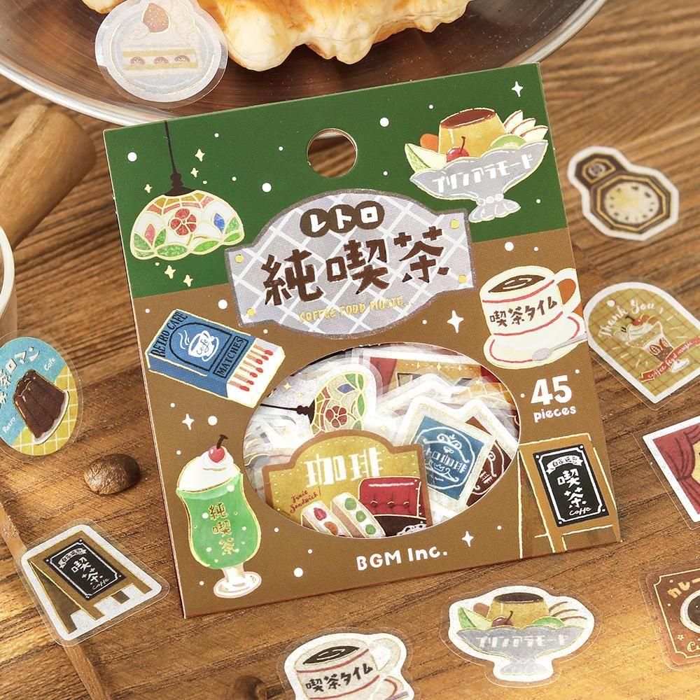 BGM Flakes Seal Retro Stroll – Nostalgic Café