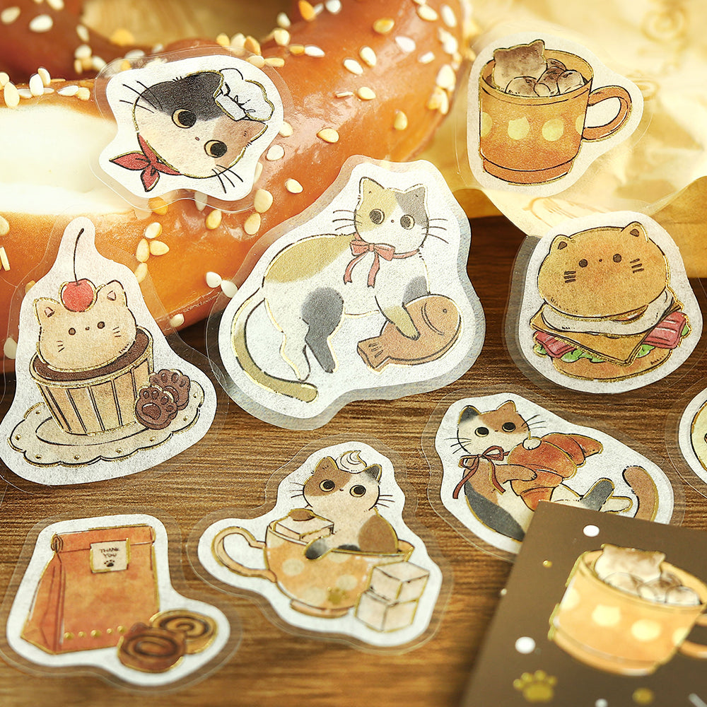BGM Flakes Seal: Welcome Meow! - Café Mikeneko — detail view