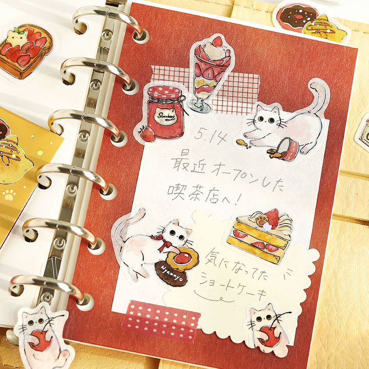BGM Flakes Seal: Welcome Meow! - Café Shironeko — with packaging