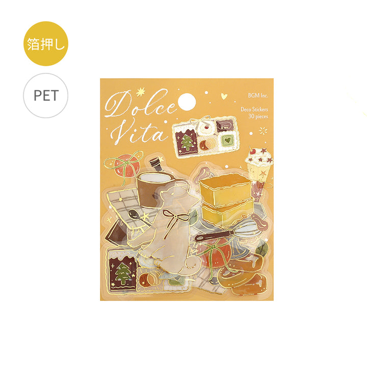 BGM Foil Stamping Flake Seal: Dolce Vita – Sweet Recipes — front view