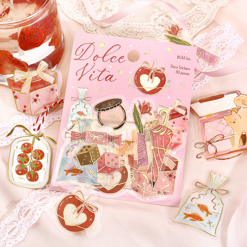 BGM Foil Stamping Flake Seal: Dolce Vita – A Good Day for Gifts — in use